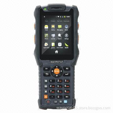 UHF RFID Handheld Terminal with 1D/2D Barcode, GPS, 3G, Wi-Fi/BT, Android OS